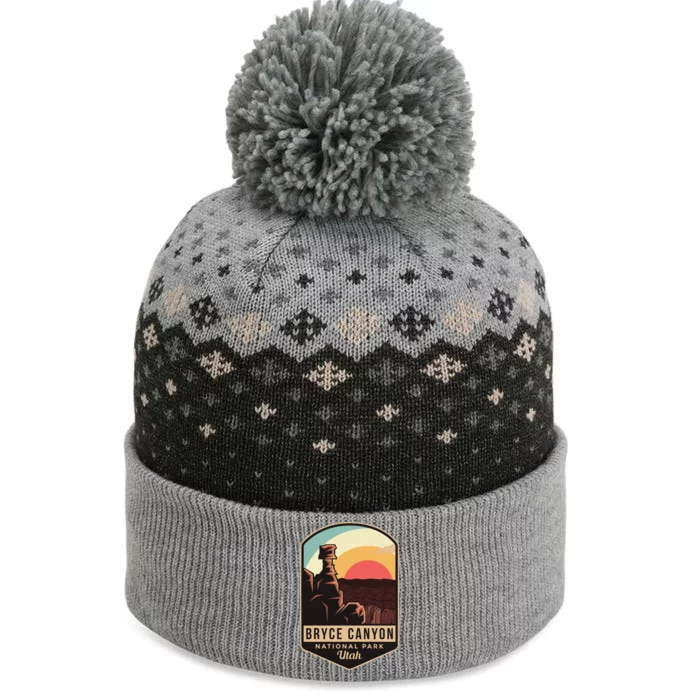 Bryce Canyon National Park Hiking Utah Tourist Souvenirs Gift The Baniff Cuffed Pom Beanie