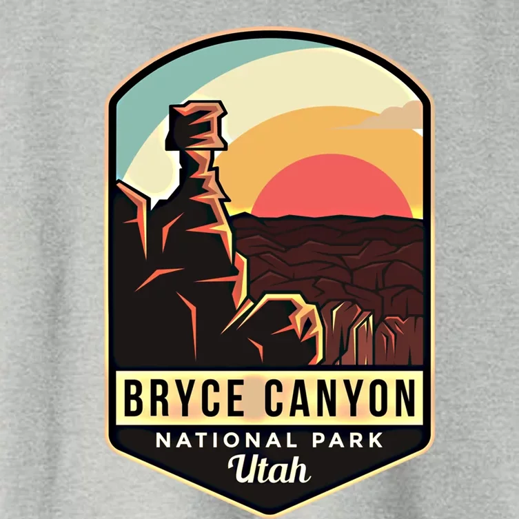 Bryce Canyon National Park Hiking Utah Tourist Souvenirs Gift Women's Crop Top Tee