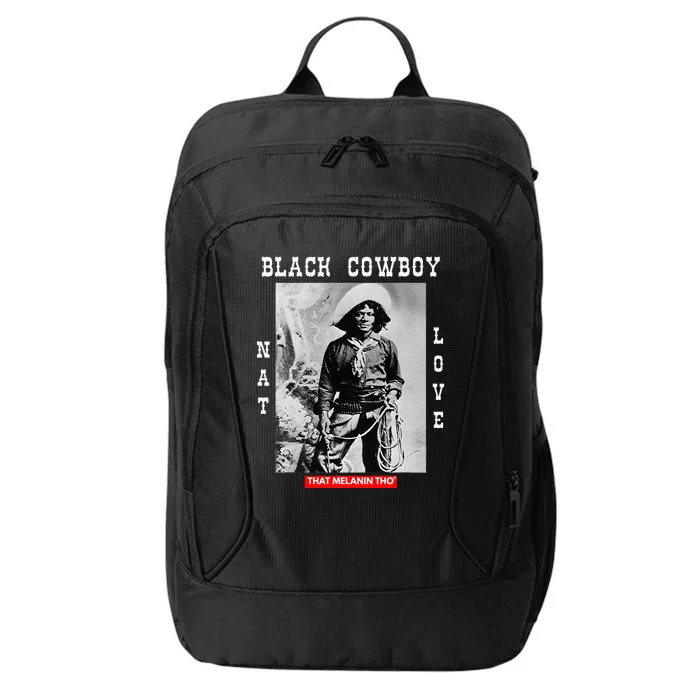 Black Cowboy Nat Love African American Cowboys Black History City Backpack