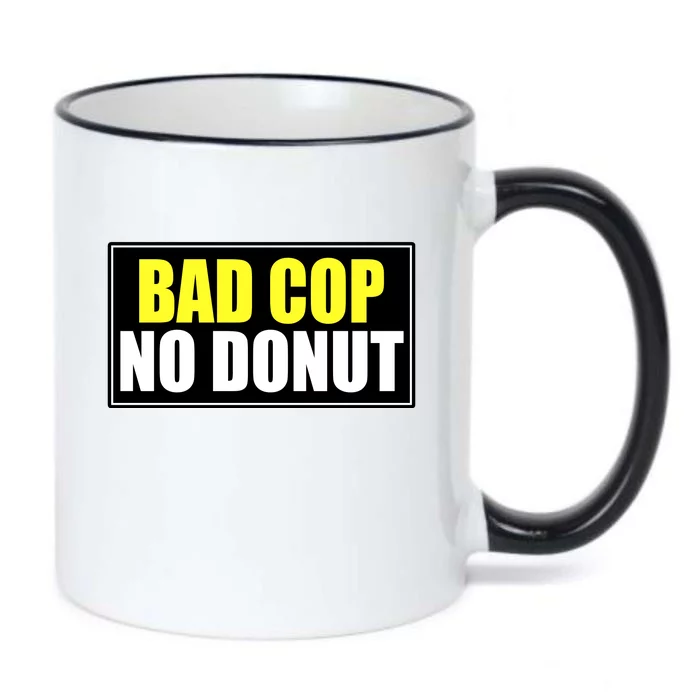 Bad Cop No Donut Black Color Changing Mug