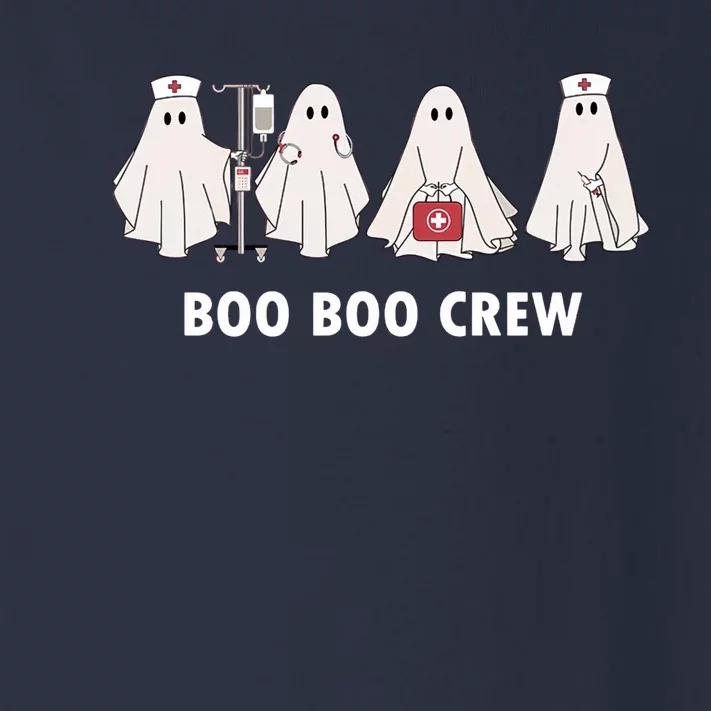 Boo Crew Nurse Halloween Cute Ghost Nurse Toddler Long Sleeve Shirt