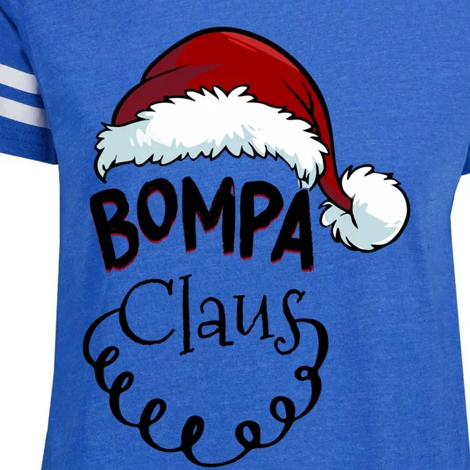 Bompa Claus New Christmas Santa Claus Gift Enza Ladies Jersey Football T-Shirt