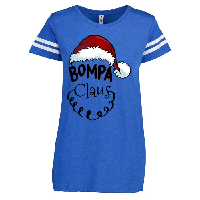 Bompa Claus New Christmas Santa Claus Gift Enza Ladies Jersey Football T-Shirt