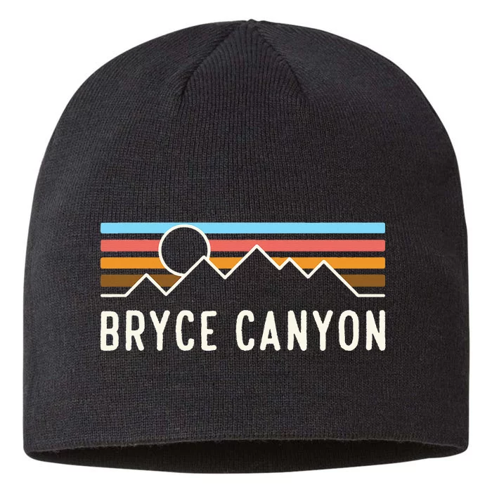 Bryce Canyon National Park Retro Mountain Camping Souvenir 8 1/2in Sustainable Knit Beanie