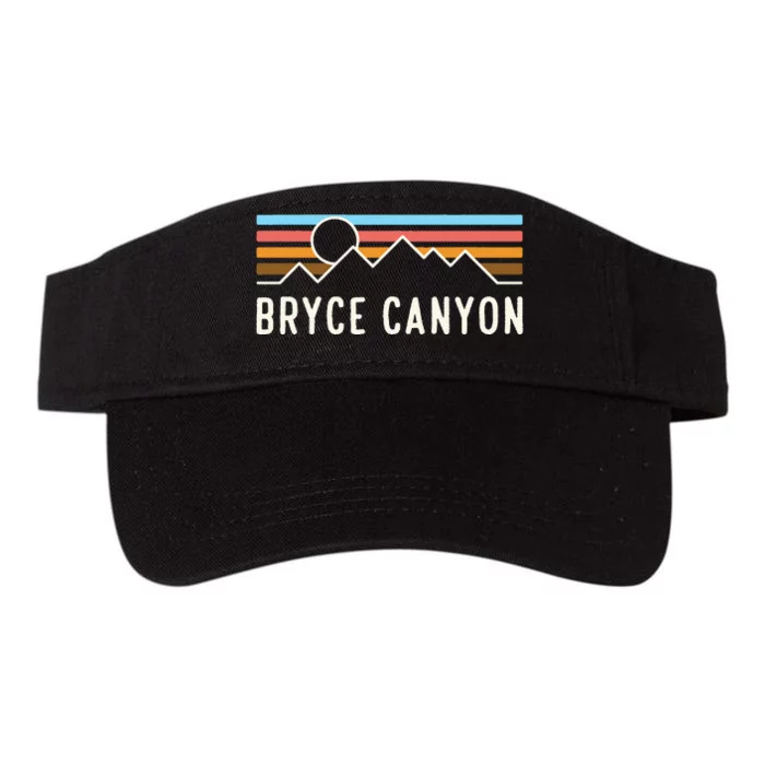 Bryce Canyon National Park Retro Mountain Camping Souvenir Valucap Bio-Washed Visor