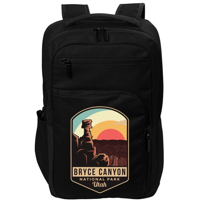 Bryce Canyon National Park Hiking Utah Tourist Souvenirs Cool Gift Impact Tech Backpack