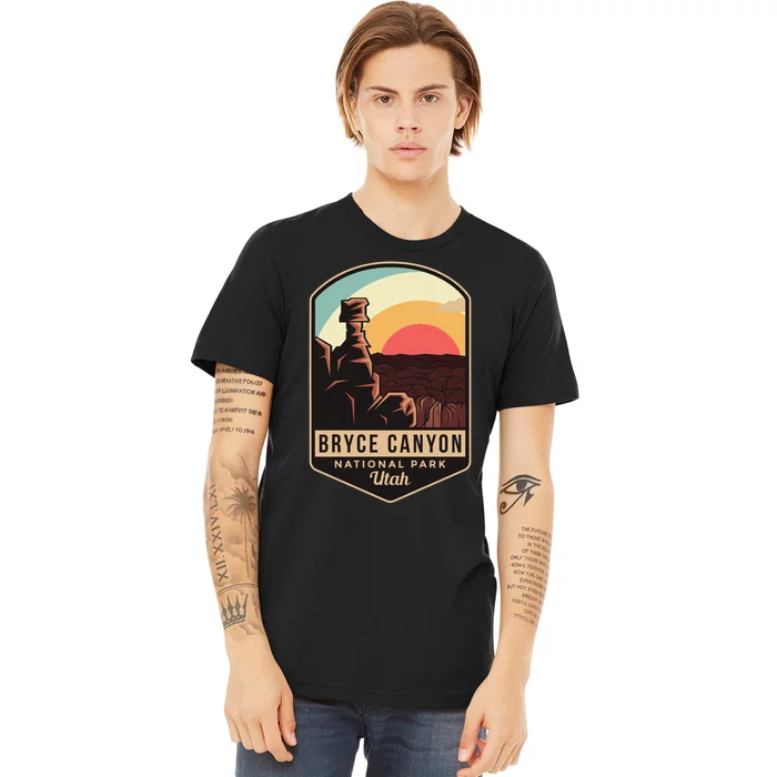 Bryce Canyon National Park Hiking Utah Tourist Souvenirs Cool Gift Premium T-Shirt