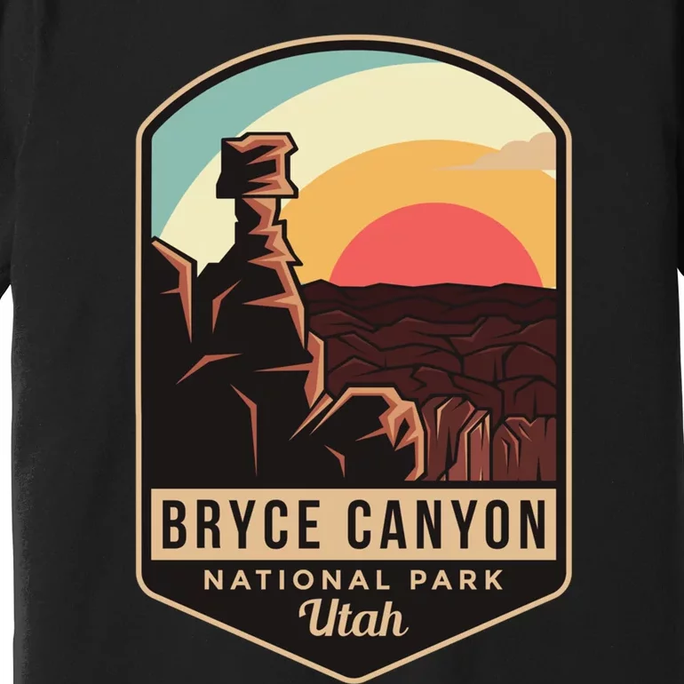 Bryce Canyon National Park Hiking Utah Tourist Souvenirs Cool Gift Premium T-Shirt