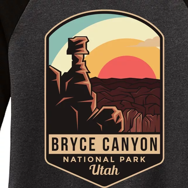 Bryce Canyon National Park Hiking Utah Tourist Souvenirs Cool Gift Women's Tri-Blend 3/4-Sleeve Raglan Shirt