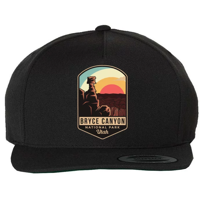 Bryce Canyon National Park Hiking Utah Tourist Souvenirs Cool Gift Wool Snapback Cap