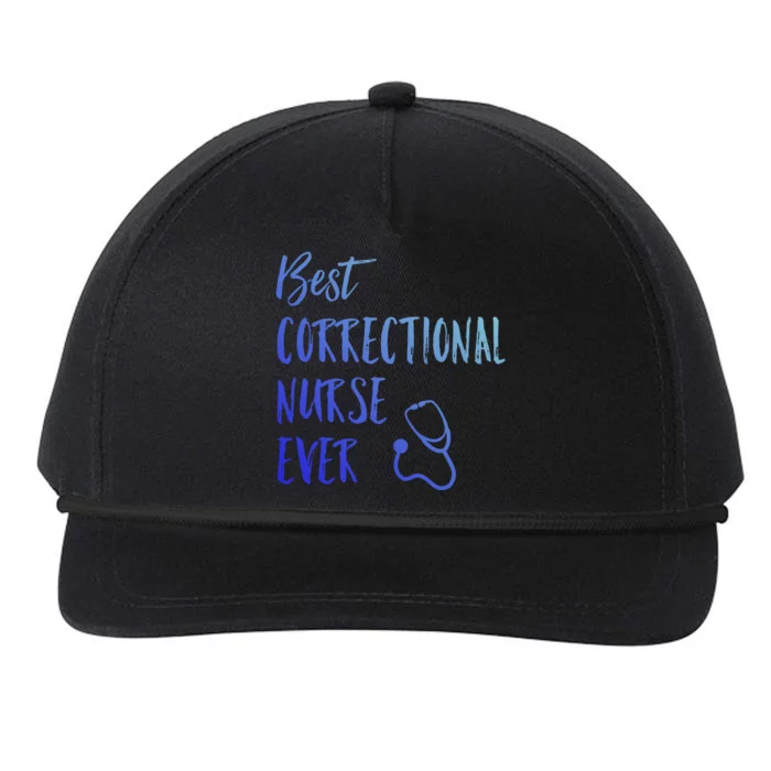 Best Correctional Nurse Ever National Nurses Week Gift Snapback Five-Panel Rope Hat