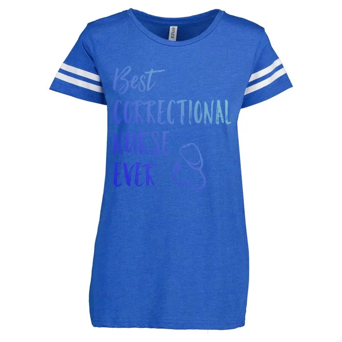 Best Correctional Nurse Ever National Nurses Week Gift Enza Ladies Jersey Football T-Shirt