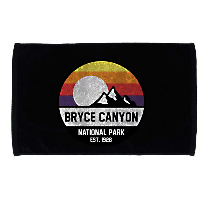 Bryce Canyon National Park Retro Mountain Design Meaningful Gift Microfiber Hand Towel