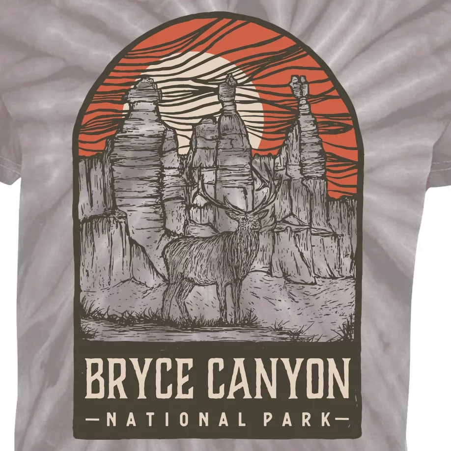 Bryce Canyon National Park Kids Tie-Dye T-Shirt