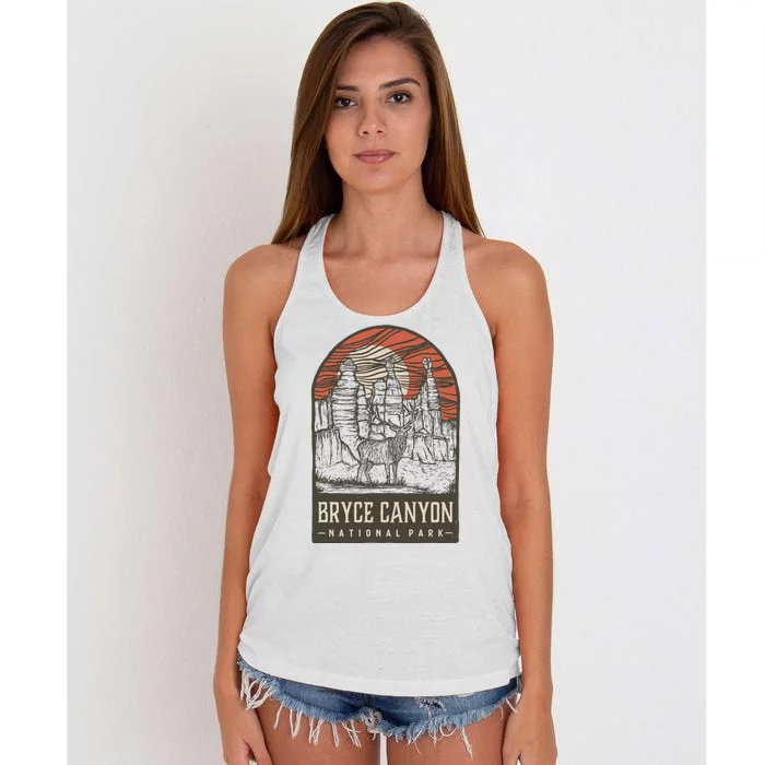 Bryce Canyon National Park Women's Knotted Racerback Tank