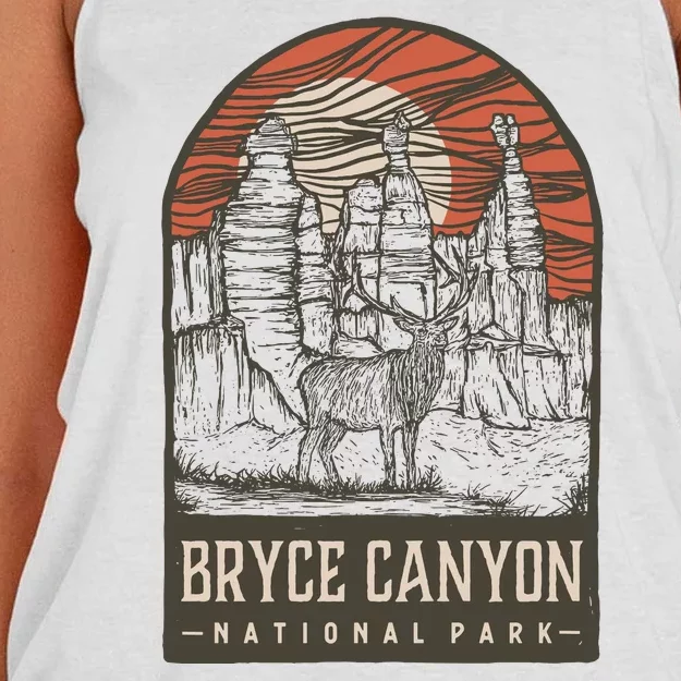 Bryce Canyon National Park Women's Knotted Racerback Tank