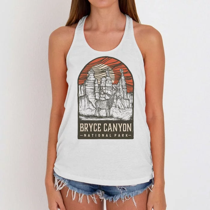 Bryce Canyon National Park Women's Knotted Racerback Tank