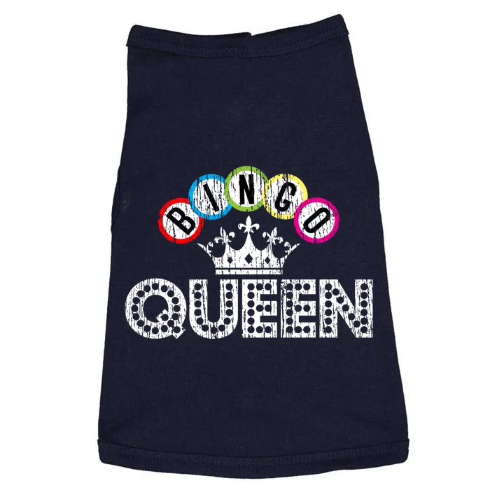 Bingo Casino Night Crown Bingo Queen Gift Doggie Tank