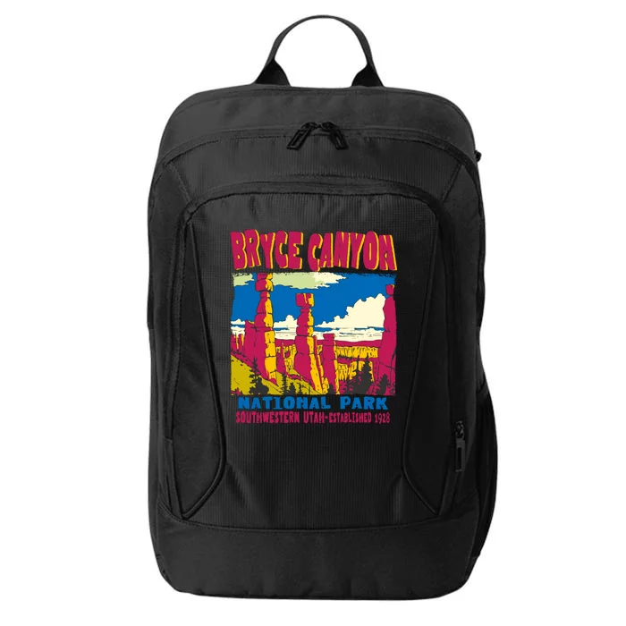 Bryce Canyon National Park Hoodoos Vintage City Backpack