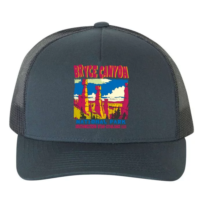 Bryce Canyon National Park Hoodoos Vintage Yupoong Adult 5-Panel Trucker Hat