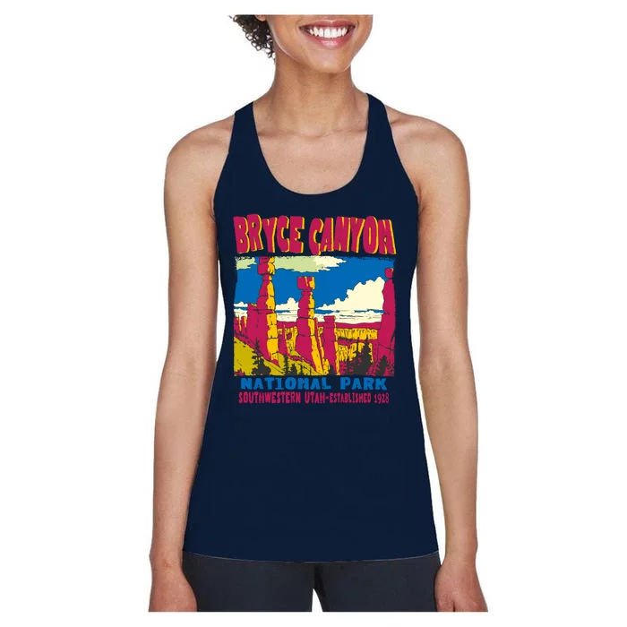 Bryce Canyon National Park Hoodoos Vintage Women's Racerback Tank