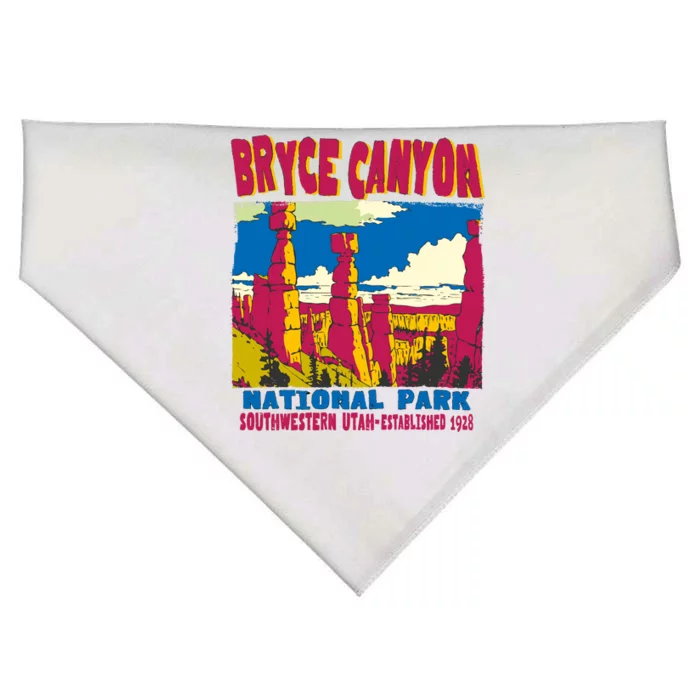 Bryce Canyon National Park Hoodoos Vintage USA-Made Doggie Bandana