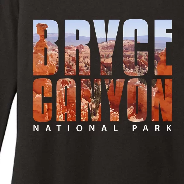 Bryce Canyon National Park Souvenir Gift Camping Hiking Womens CVC Long Sleeve Shirt