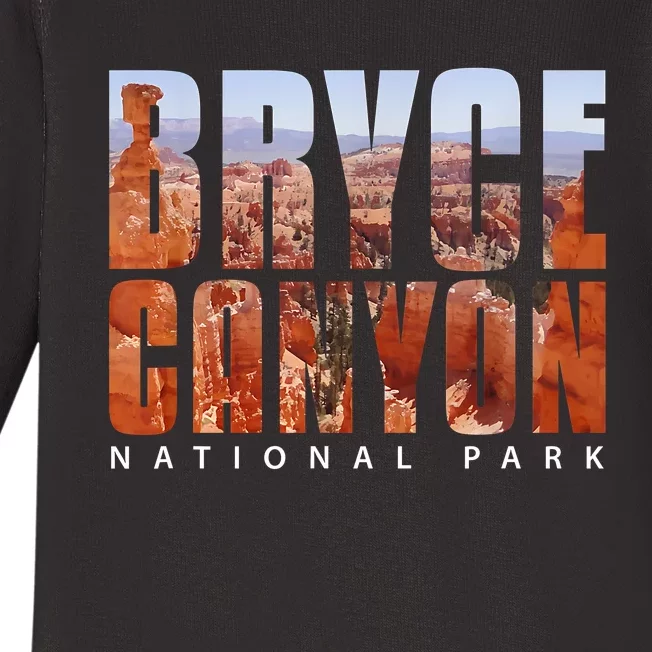 Bryce Canyon National Park Souvenir Gift Camping Hiking Baby Long Sleeve Bodysuit