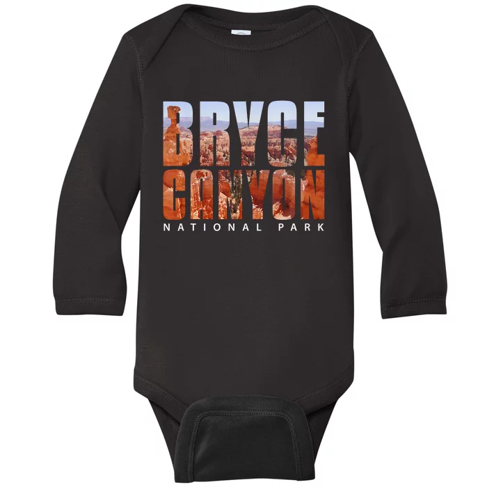 Bryce Canyon National Park Souvenir Gift Camping Hiking Baby Long Sleeve Bodysuit