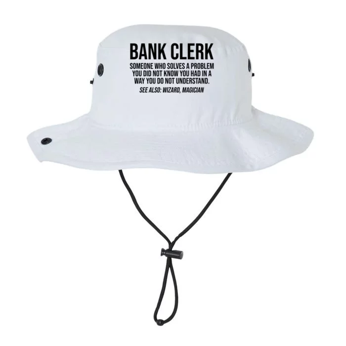 Bank Clerk Noun Definition Finance Banker Cashier Banking Great Gift Legacy Cool Fit Booney Bucket Hat