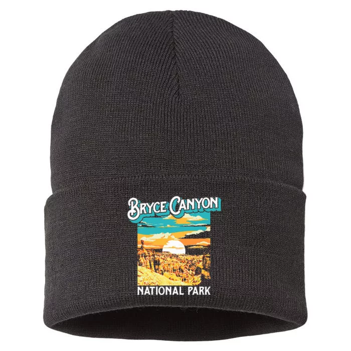 Bryce Canyon National Park Utah Hoodoos Sustainable Knit Beanie