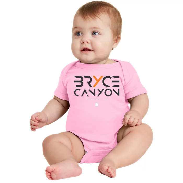 Bryce Canyon National Park Utah Tonal Baby Bodysuit