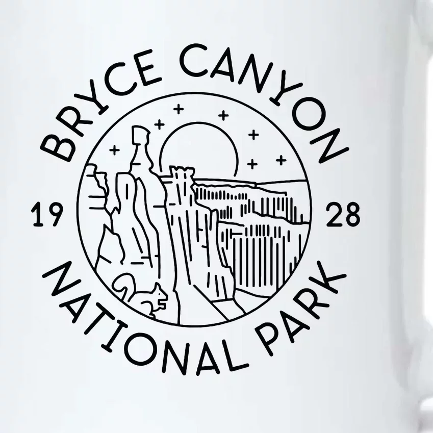 Bryce Canyon National Park 1928 Utah Black Color Changing Mug