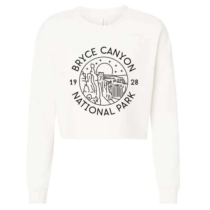 Bryce Canyon National Park 1928 Utah Cropped Pullover Crew