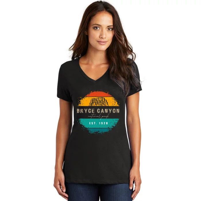 Bryce Canyon National Park Utah Women's V-Neck T-Shirt