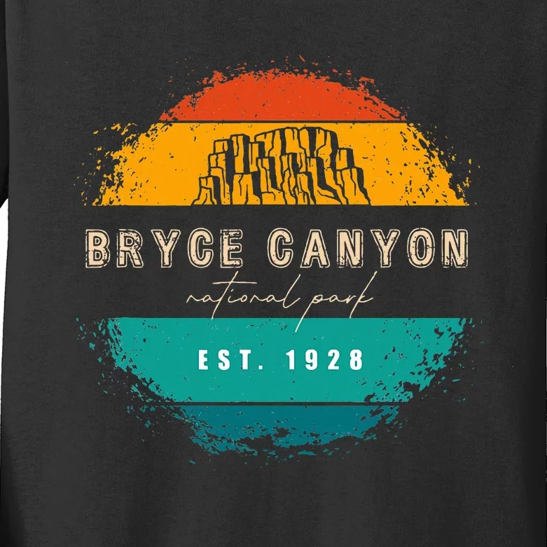 Bryce Canyon National Park Utah Kids Long Sleeve Shirt