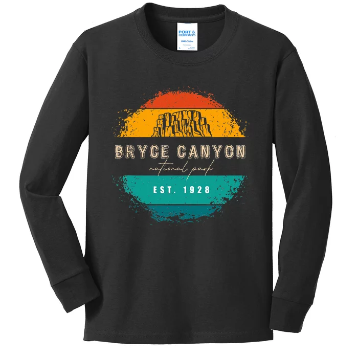 Bryce Canyon National Park Utah Kids Long Sleeve Shirt