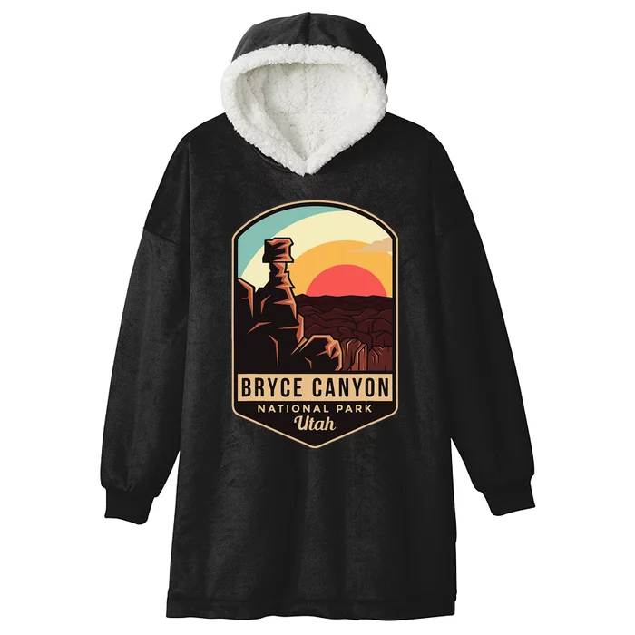 Bryce Canyon National Park Hiking Utah Tourist Souvenirs Hooded Wearable Blanket