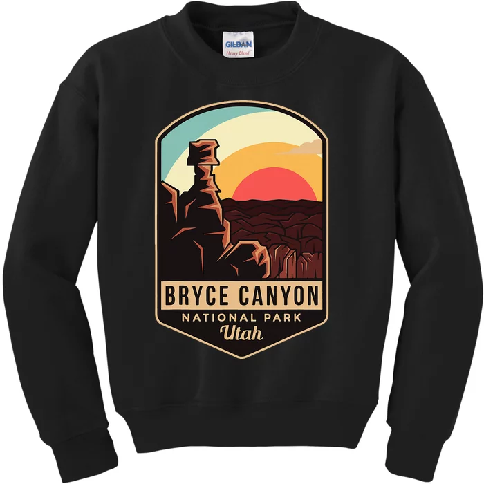 Bryce Canyon National Park Hiking Utah Tourist Souvenirs Kids Sweatshirt