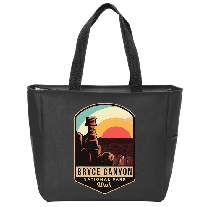 Bryce Canyon National Park Hiking Utah Tourist Souvenirs Zip Tote Bag