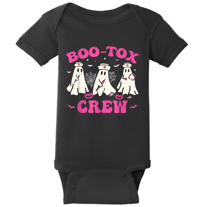 Bootox Crew Nurse Injector Botox Halloween Baby Bodysuit