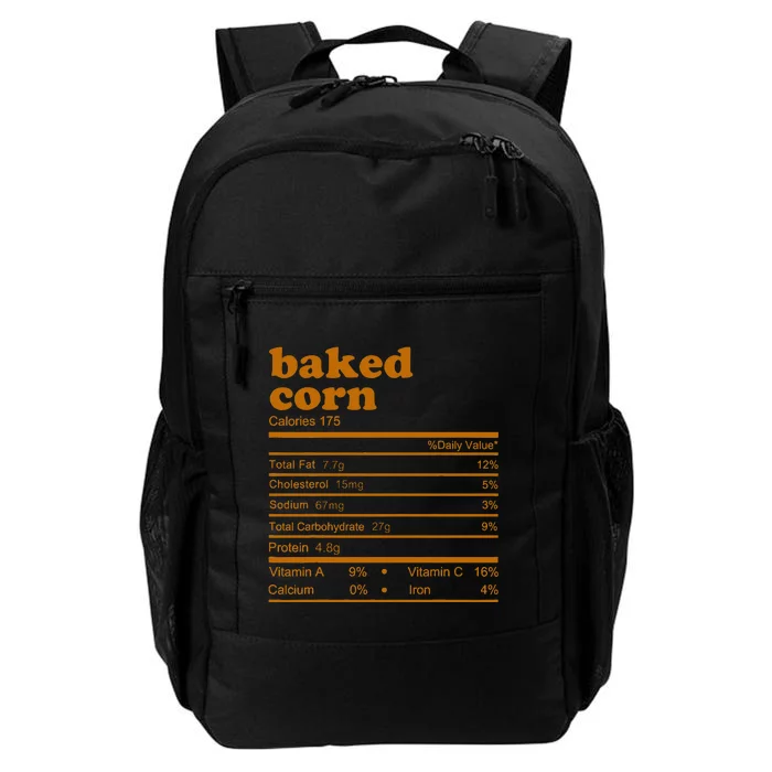 Baked Corn Nutrition Facts Thanksgiving Nutrition Daily Commute Backpack