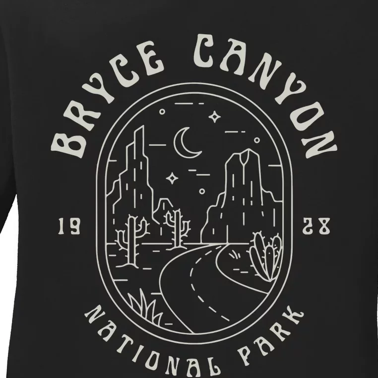 Bryce Canyon National Park Utah Ladies Long Sleeve Shirt