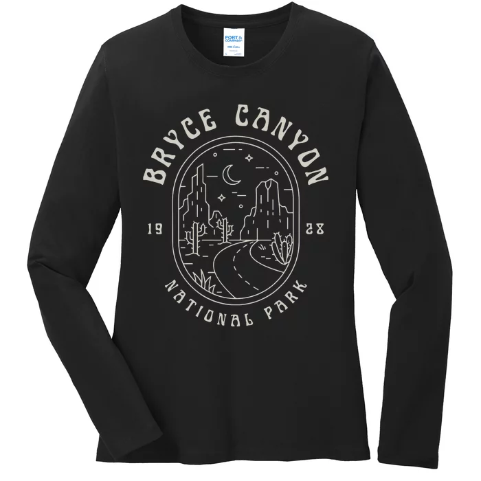 Bryce Canyon National Park Utah Ladies Long Sleeve Shirt