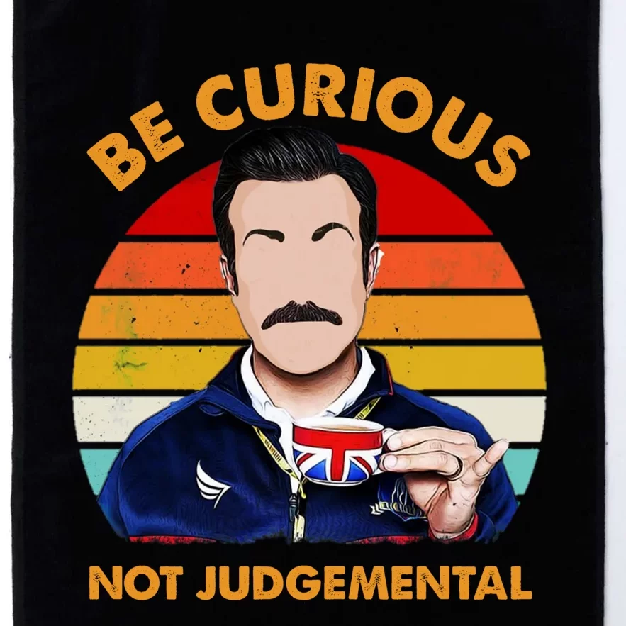 Be Curious Not Judgemental Platinum Collection Golf Towel