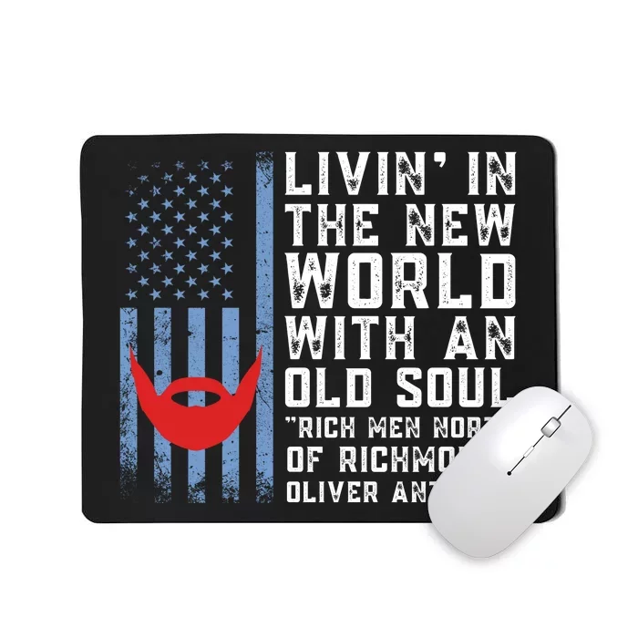 Blue Collar Oliver Anthony Rich Men North Of Richmond Flag Mousepad