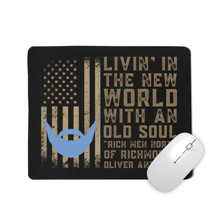 Blue Collar Oliver Anthony Rich Men North Of Richmond Flag Mousepad