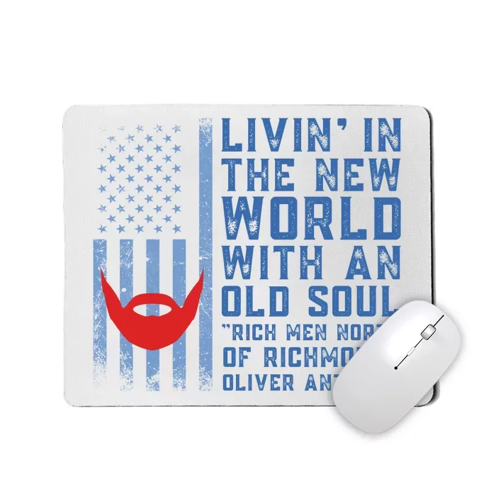 Blue Collar Oliver Anthony Rich Men North Of Richmond Flag Mousepad