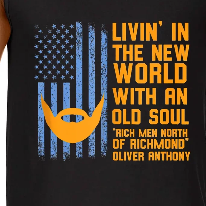 Blue Collar Oliver Anthony Rich Men North Of Richmond Flag Comfort Colors® Tank Top