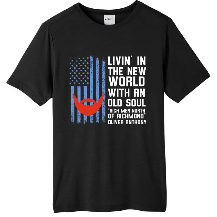 Blue Collar Oliver Anthony Rich Men North Of Richmond Flag Gift ChromaSoft Performance T-Shirt